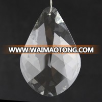 Machine cut K9 crystal drop for chandelier, keco crystal is a manufacturer of all types chandelier crystals in China